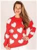 Simply Southern Fuzzy Heart Sweater