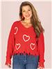 Simply Southern Valentine Knit Sweater