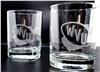 WVU Rocks Glass Boxed Set