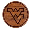 WVU Wood Coaster Set