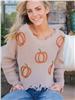 Simply Southern V-Neck Pumpkin Sweater