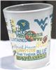WVU Campus Frosted Shot Glass
