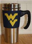 WVU Varsity Travel Mug