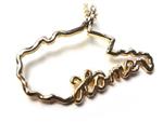 West Virginia Home Necklace-Gold
