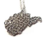 West Virginia Crystal Necklace