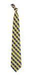 WVU Woven Poly Check Tie